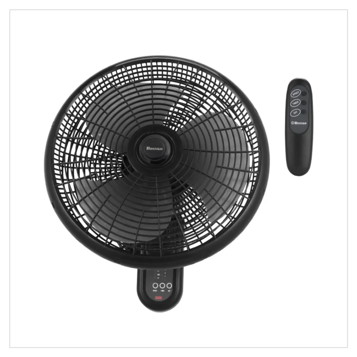 BOSSKO - Ventilador Bossko de Pared BK 8210PD con Control Remoto 80 Watts