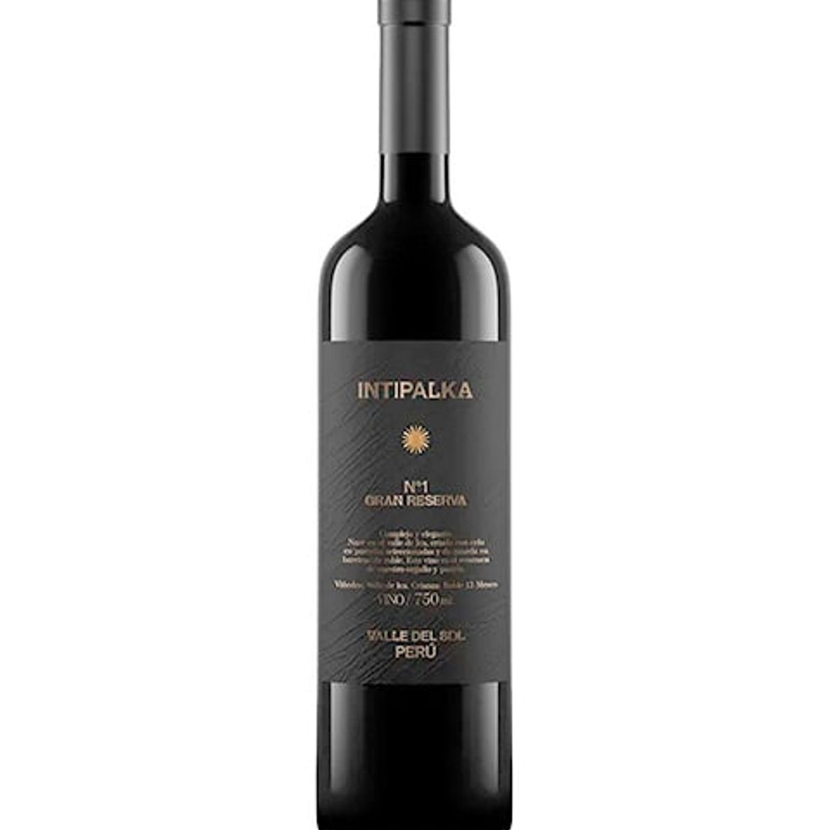 INTIPALKA - Vino Tinto N°1 Gran Reserva Botella 750 mL