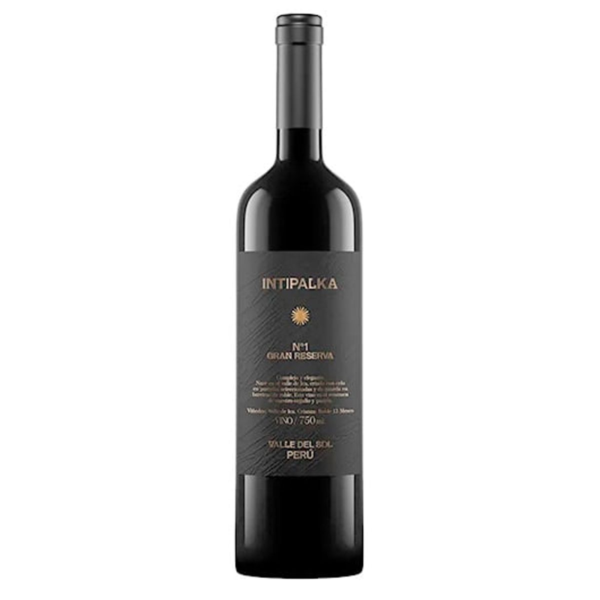 INTIPALKA - Vino Tinto N°1 Gran Reserva Botella 750 mL
