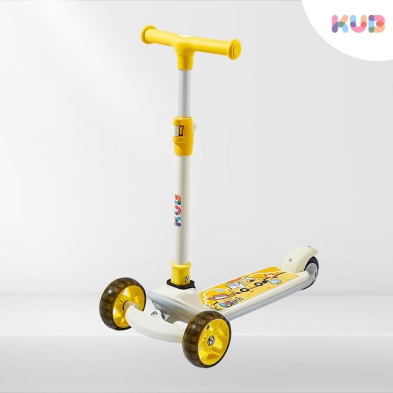 KUB - Scooter patineta para niños niñas Amarillo original KUB