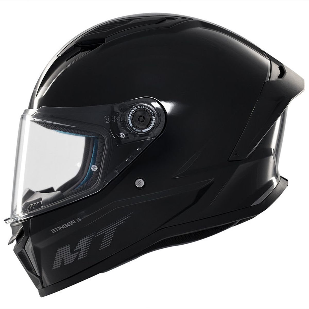MT HELMETS - CASCO MT STINGER 2 SOLID NEGRO BRILLO S