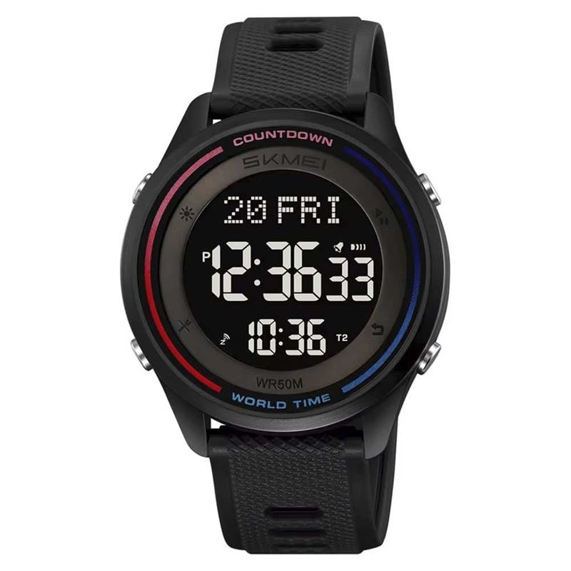 SKMEI - Reloj Skmei 2348 Hombre Digital Dual Deportivo Multifunción - Negro