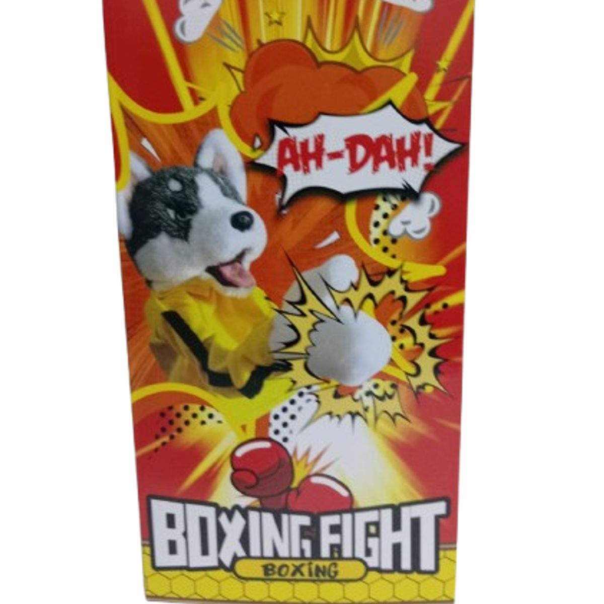 GENERICO - Perro Husky Boxeador de Peluche con Sonido