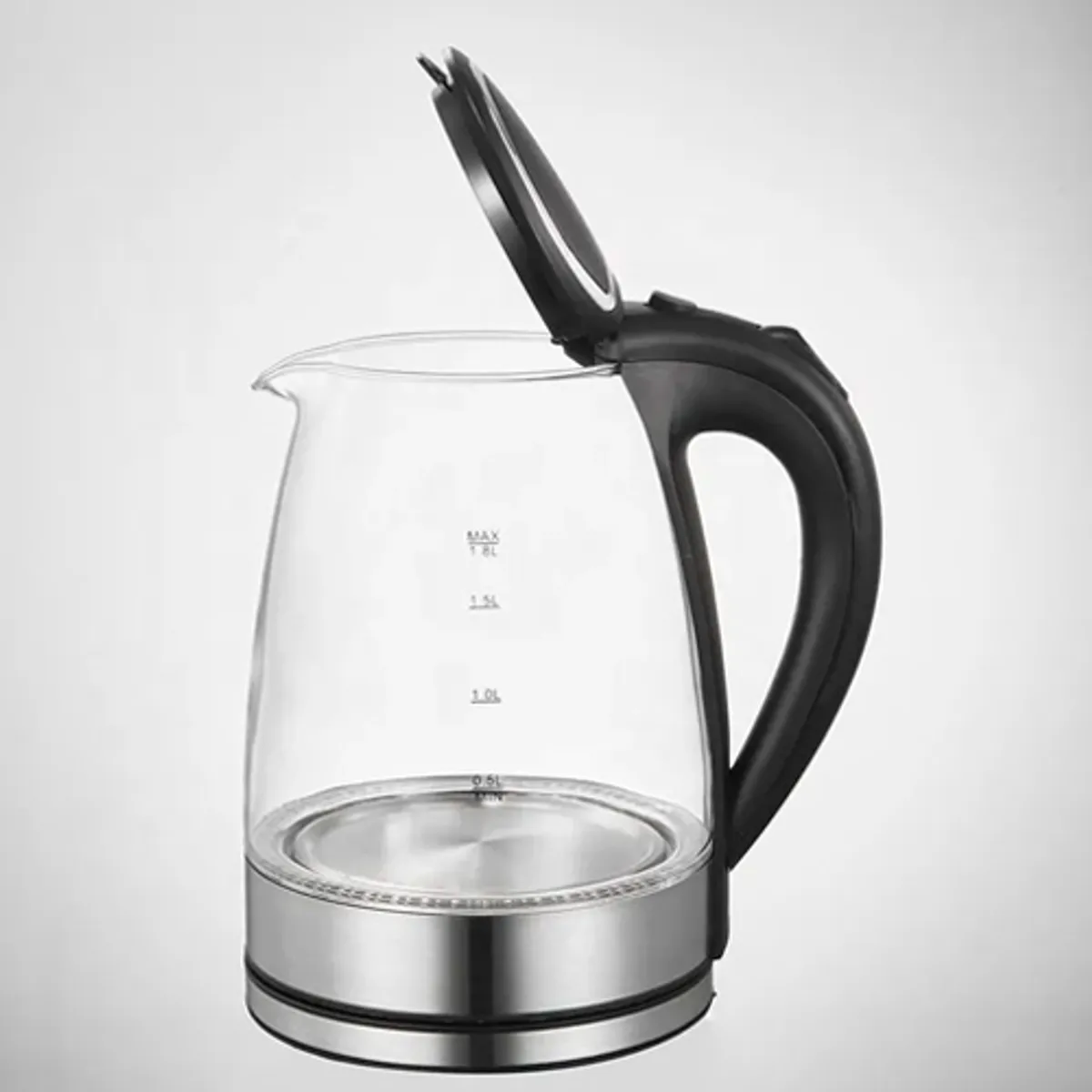 GENERICO - Hervidor De Vidrio Transparente 1.8 Litros Jarra De Agua Electrico