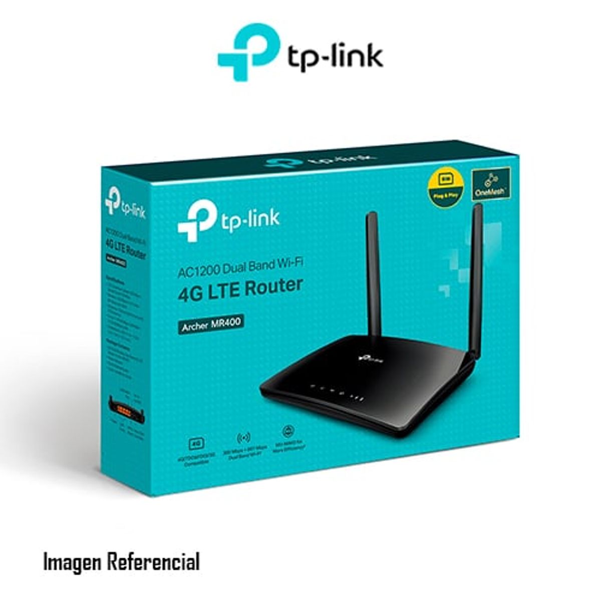 TP LINK - CONMUTADOR DE 3 PUERTOS TP-LINK ARCHER MR400 WIFI PN ARCHERMR400APAC