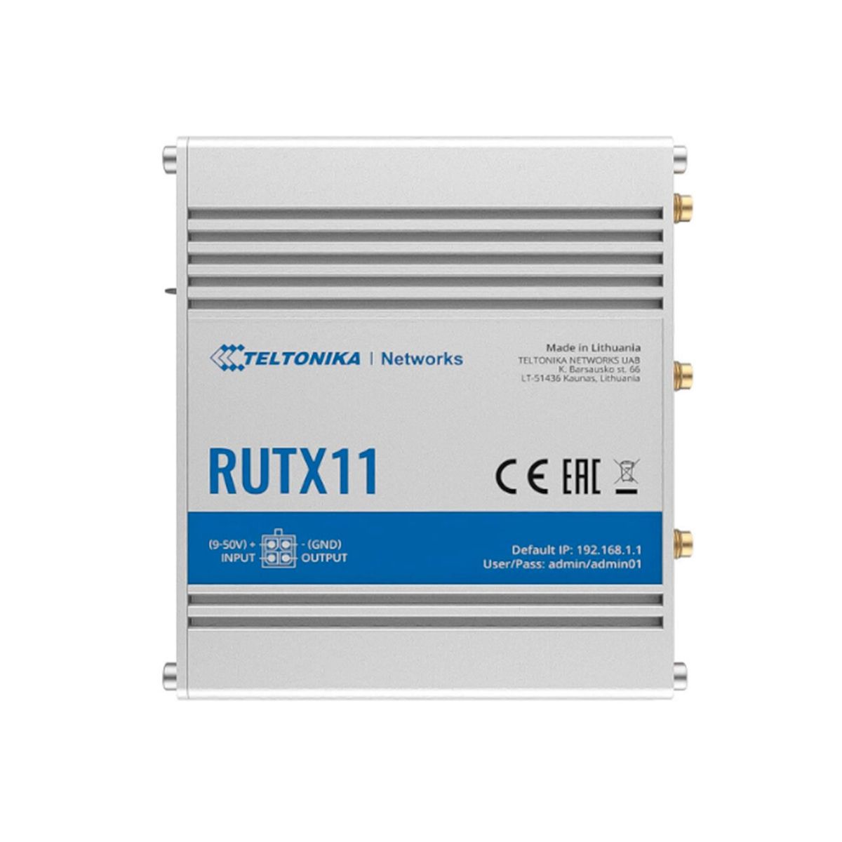 TELTONIKA - ROUTER CELLULAR TELTONIKA RUTX11 4G LTE CAT 6 BLANCO PN RUTX11