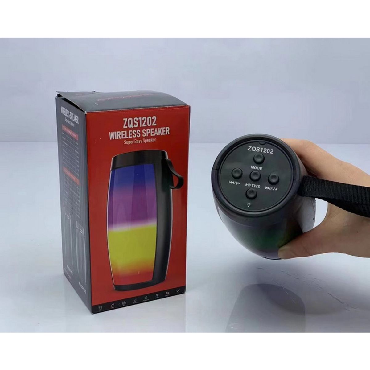 MORITA BAG STORE - PARLANTE BLUETOOTH INALAMBRICO 5W CON LUCES LED