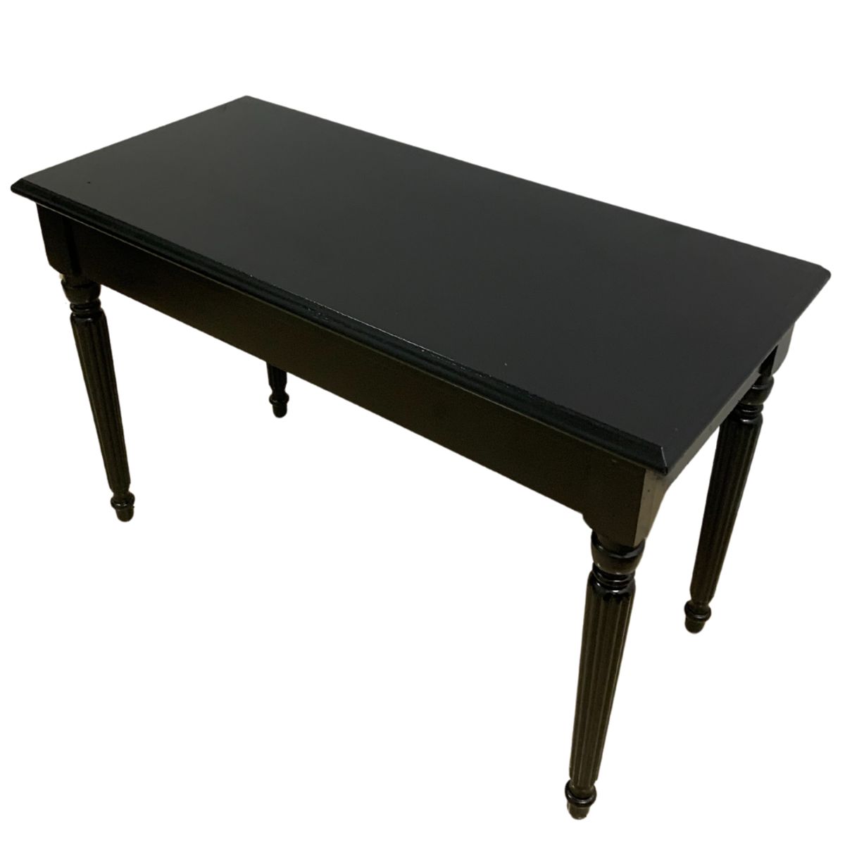 GENERICO - BANQUETA DE BASE DE MADERA PATAS RECTAS DE MADERA