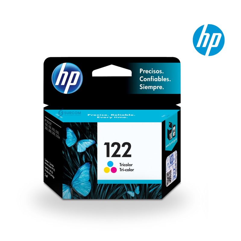 HP - Cartucho de Tinta HP 122 Tricolor Original