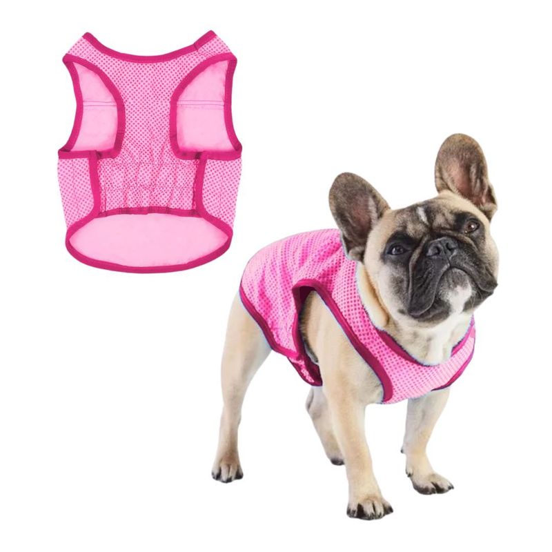GENERICO - Chaleco Frío Refrigerante para Mascotas ROSA