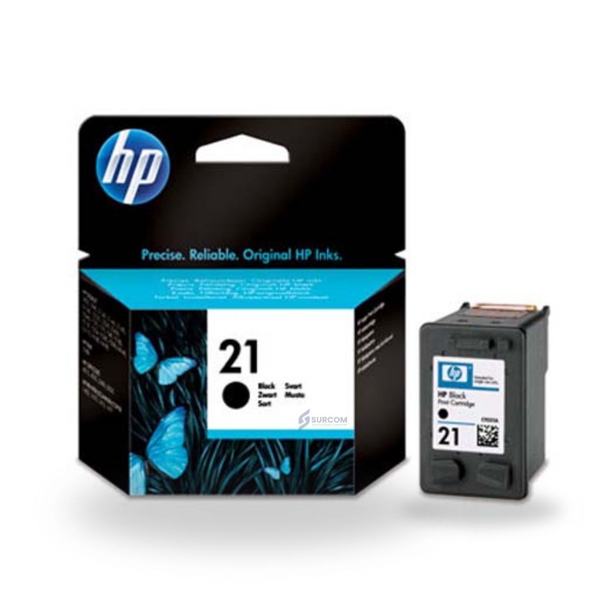 HP - Cartucho de Tinta HP 21 Negro Original C9351AL