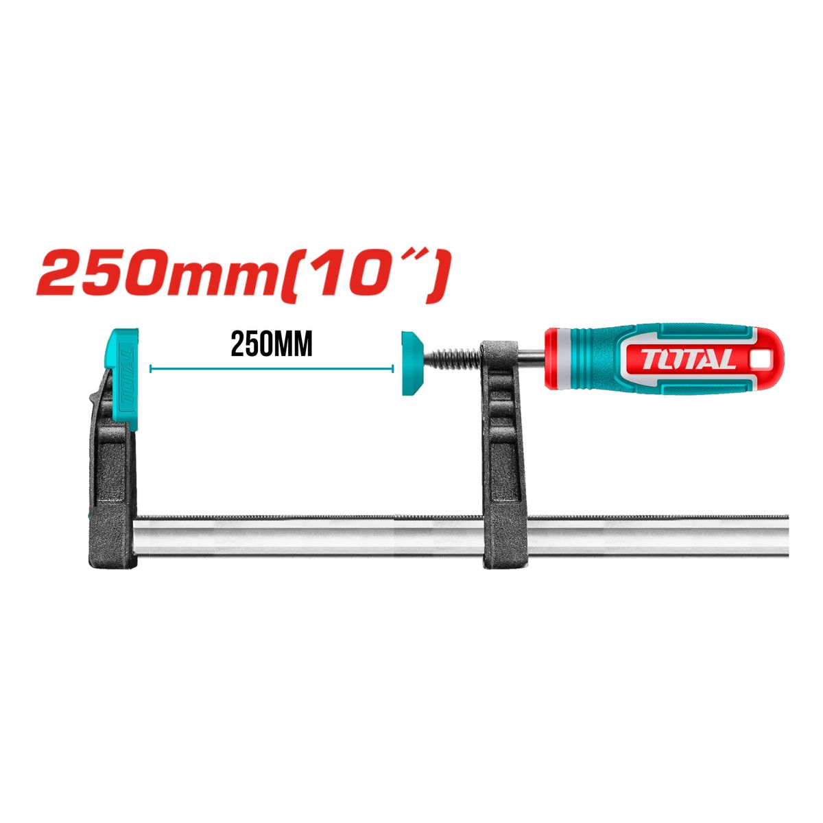 TOTAL TOOLS - PRENSA SARGENTO TIPO F 50×250MM TOTAL