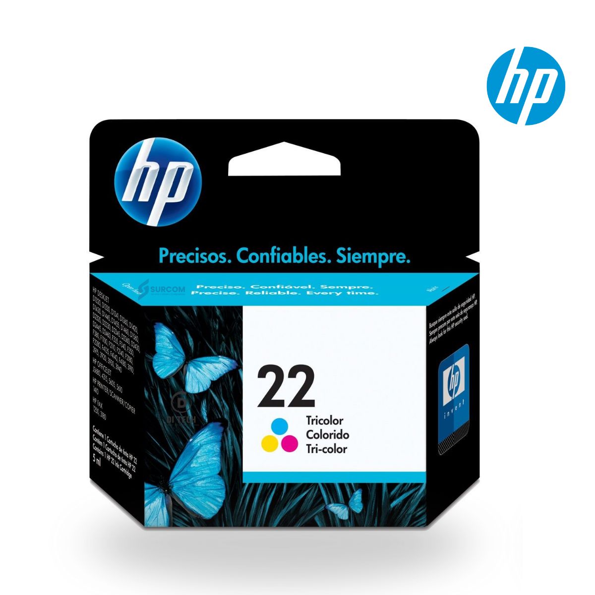 HP - Cartucho de Tinta HP 22 Tricolor Original C9352AL
