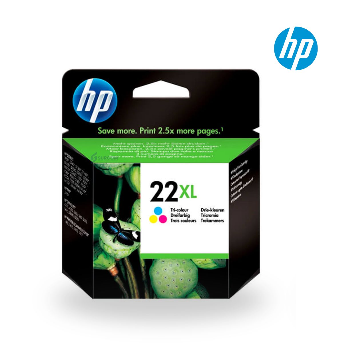 HP - Cartucho de Tinta HP 22XL Tricolor Original C9352AL