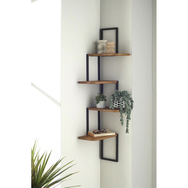 TU MESITA - Repisa Moderna Abel color Marrón TU MESITA