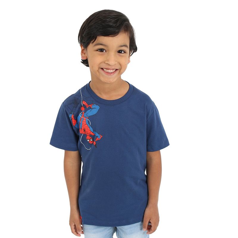 MARVEL - POLO BAS MC NIÑO SPIDER-MAN ACERO