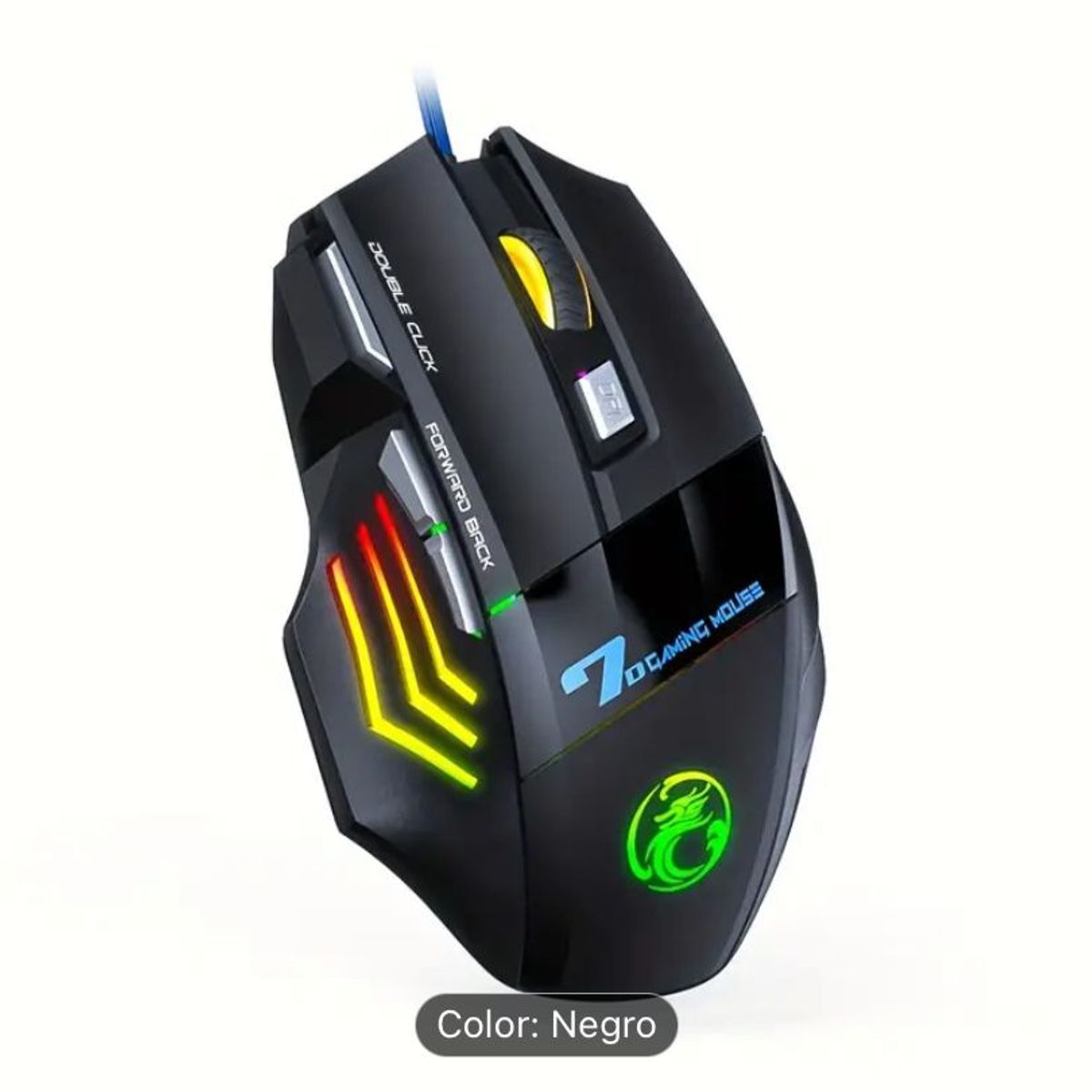 MORITA BAG STORE - TECLADO Y MOUSE GAMING RETROILUMINADO LUCES RGB NEGRO