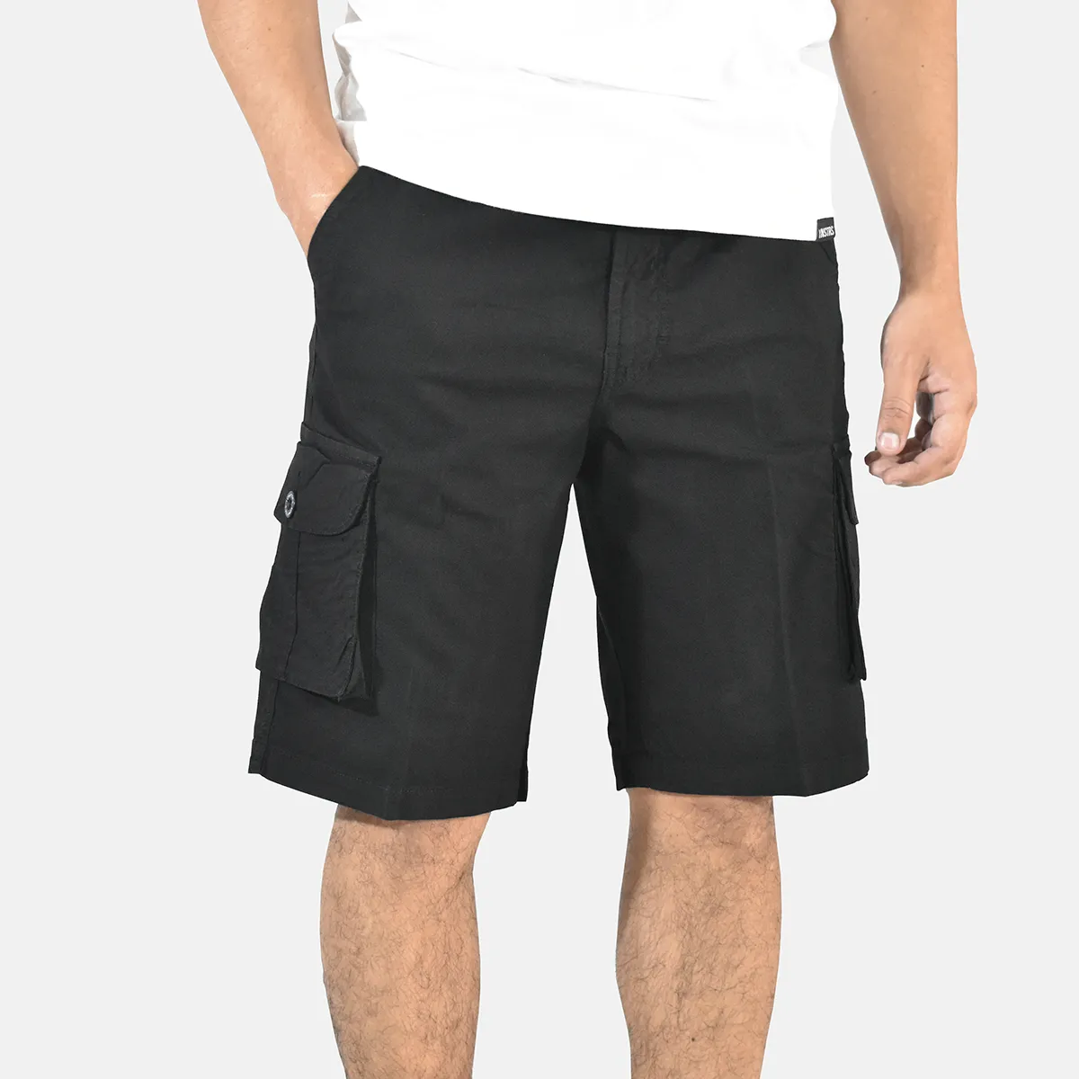 YONISTERS CLOTHING - Short Drill Cargo Stretch Yonisters Clothing Negro