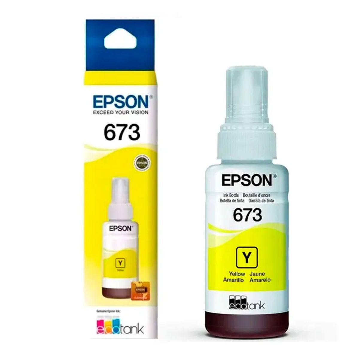 EPSON - Botella de Tinta Epson 673 Amarillo
