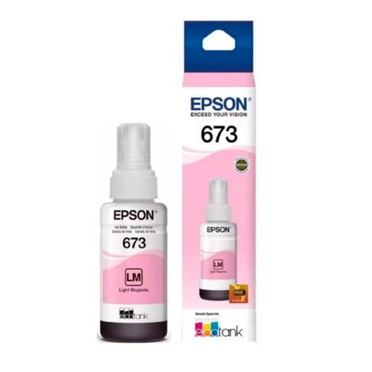 EPSON - Botella de Tinta Epson 673 Magenta Light