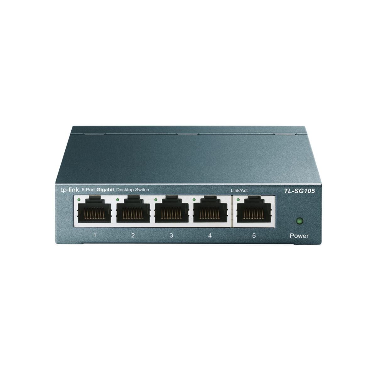 TP LINK - SWITCH  TP LINK TL-SG105 DE 5 PUERTOS GIGABIT DE METAL