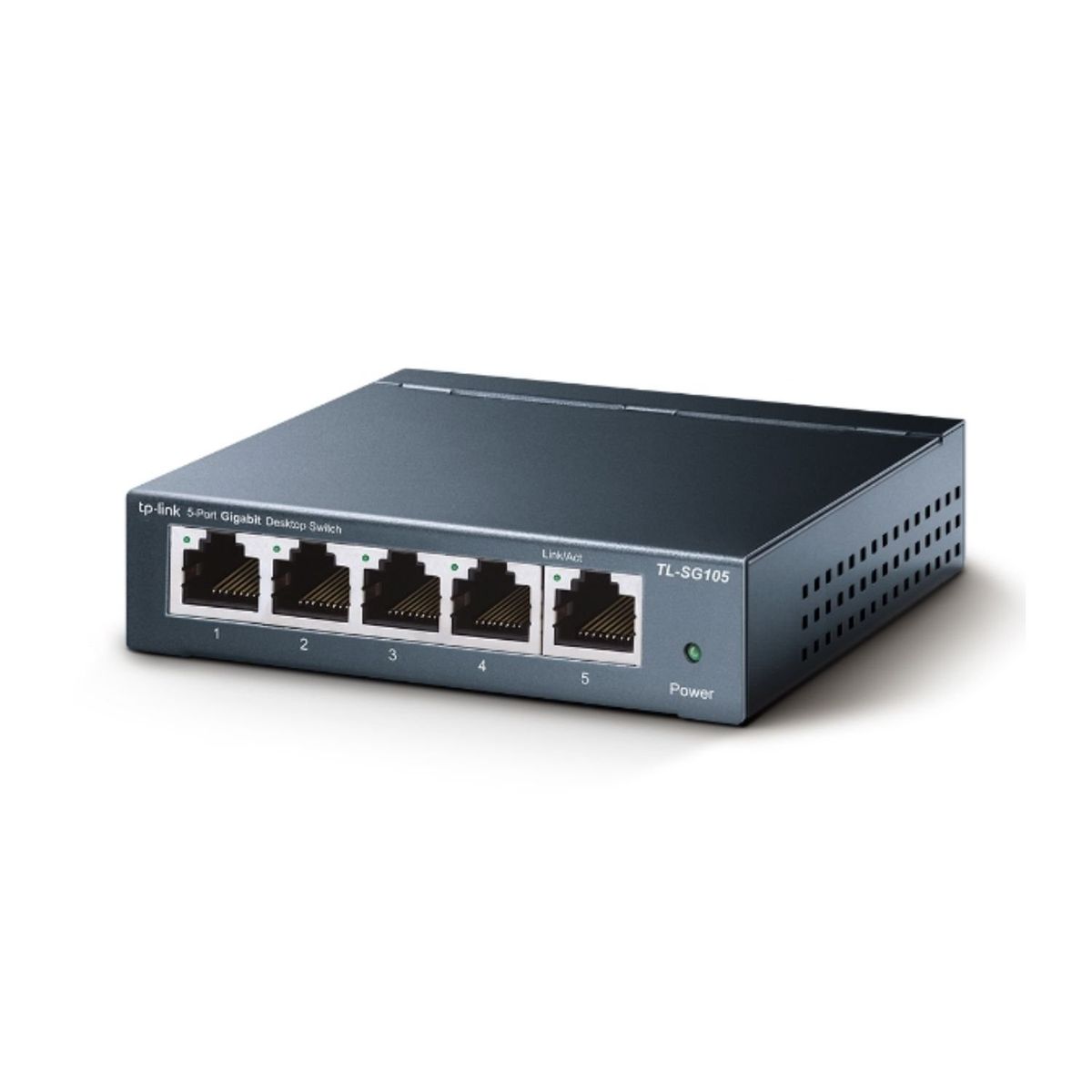 TP LINK - SWITCH  TP LINK TL-SG105 DE 5 PUERTOS GIGABIT DE METAL