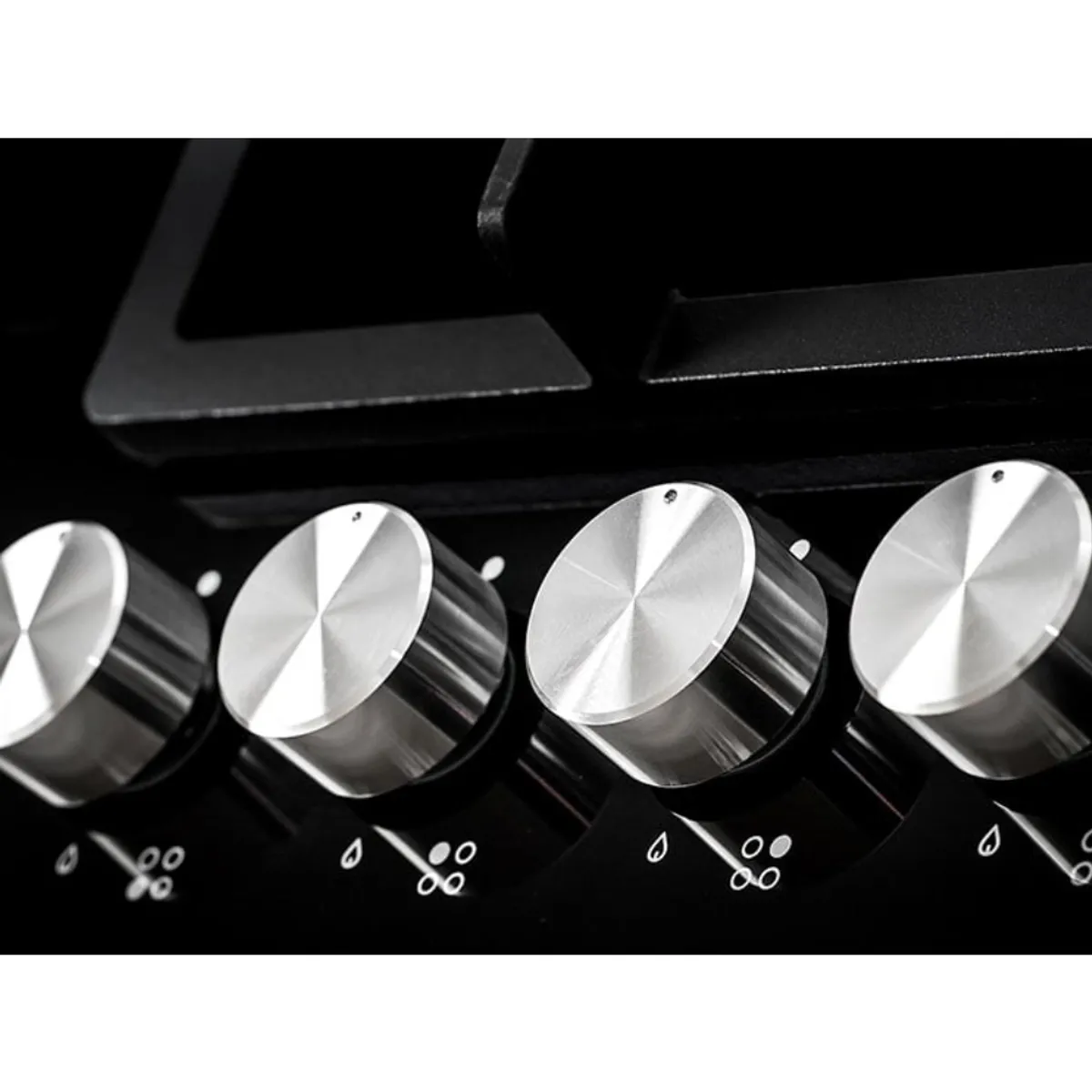 SOLE - Encimera Empotrable Sole SOLCO040 4 Quemadores con Vidrio Templado.