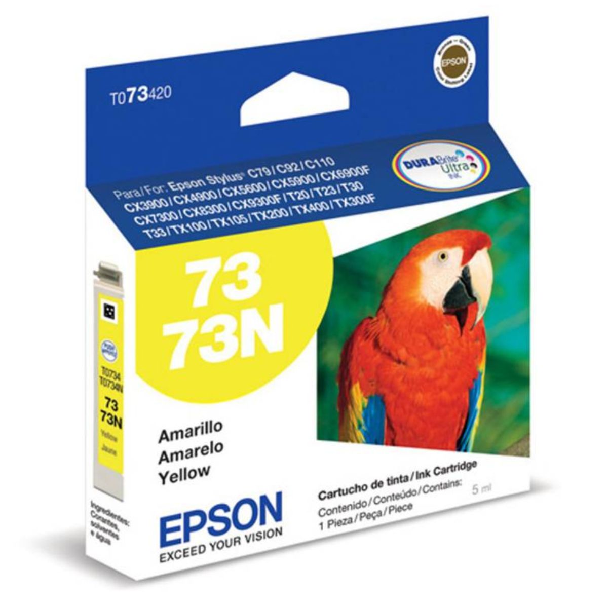 EPSON - TINTA EPSON 73N YELLOW ORIGINAL