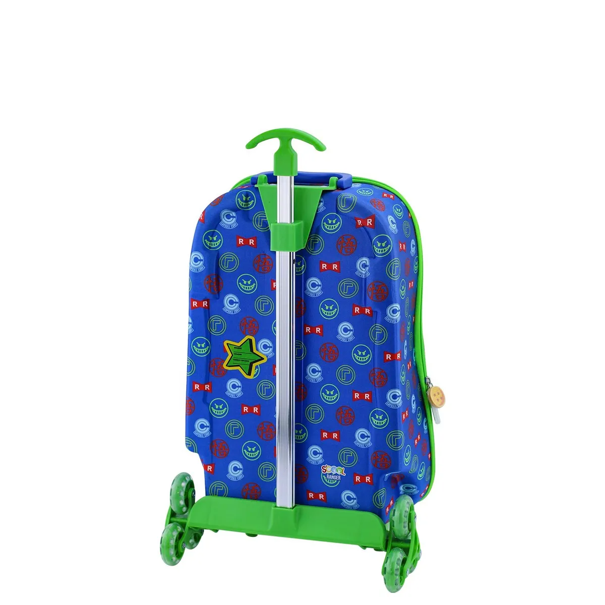 SCOOL - Set Maleta Full 3D EVA Triple Rueda Scool Ranger - DRAGON BALL