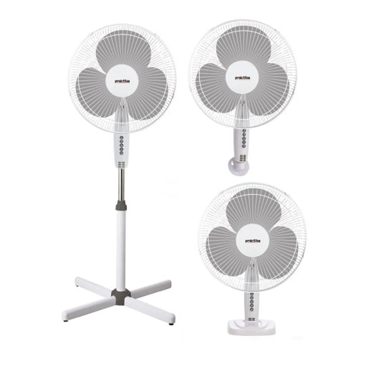 PRACTIKA - Ventilador 45W Practika ALTEA 3 EN 1 – Blanco