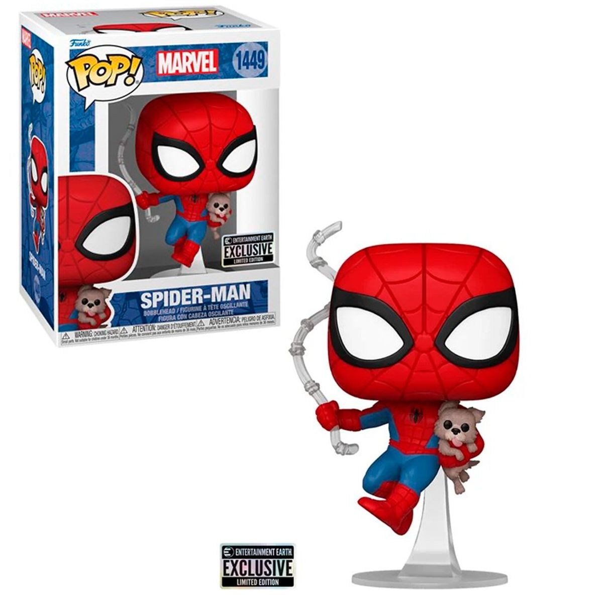 FUNKO - Funko Pop Spider-Man con Sandwich el Perro EE Exclusive