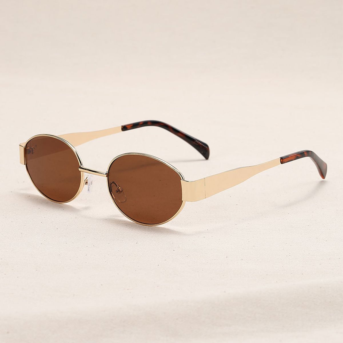 KAST PE - Gafas Lentes de Sol Runway Marron y Dorado Incluye estuche