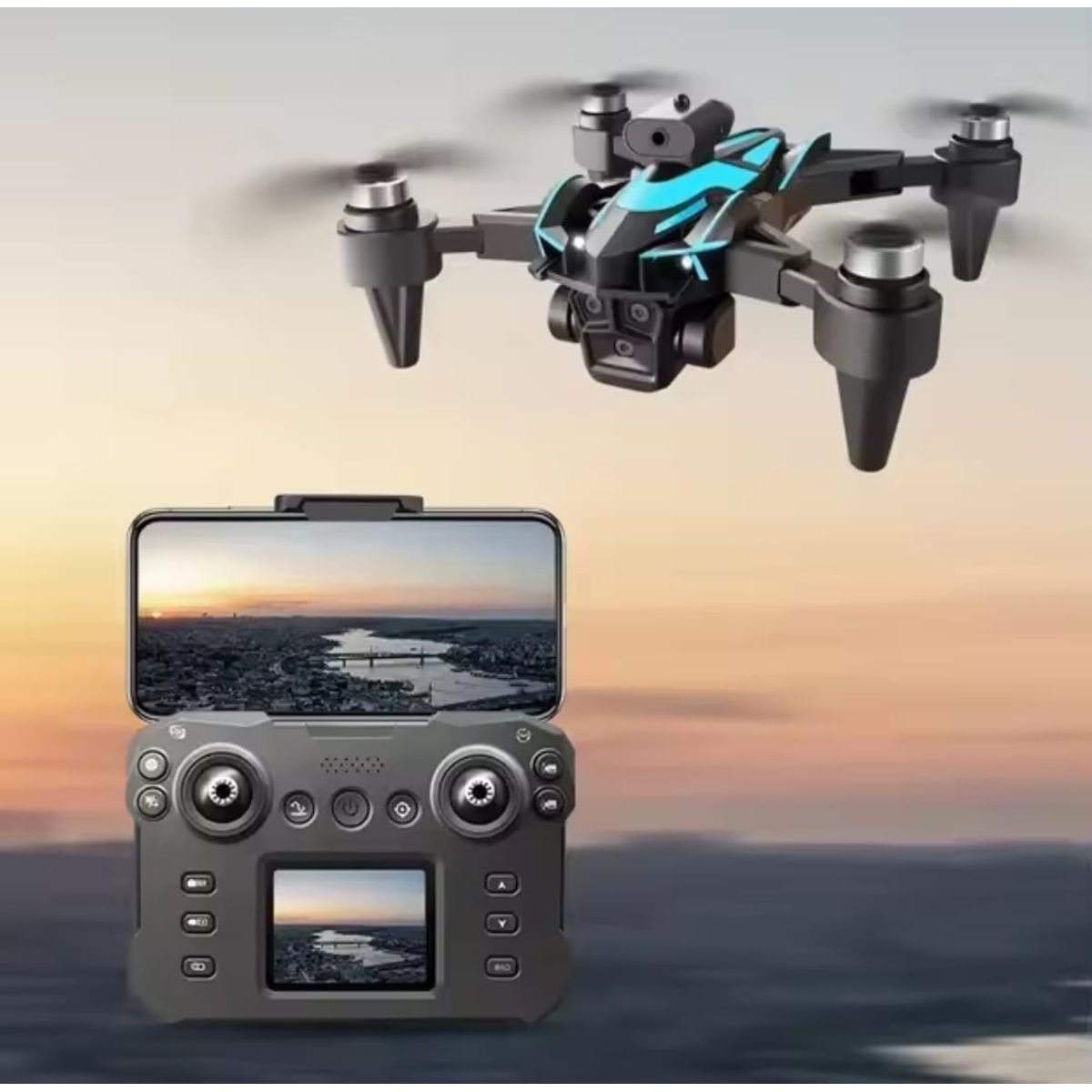 GENERICO - DRON PROFESIONAL K12 MAX CON PANTALLA 8K HD