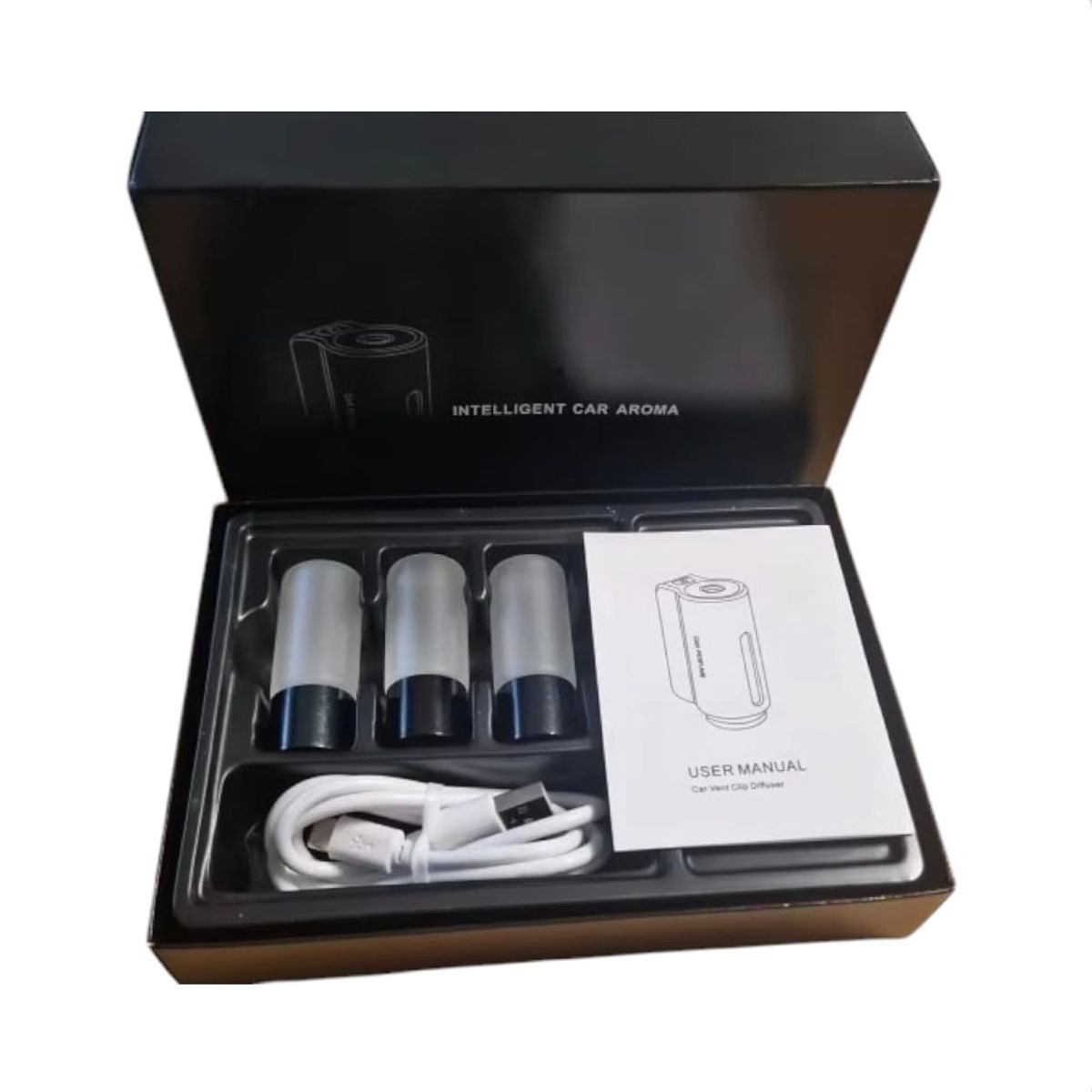 GENERICO - Difusor de aire eléctrico con 3 recargas incluídas