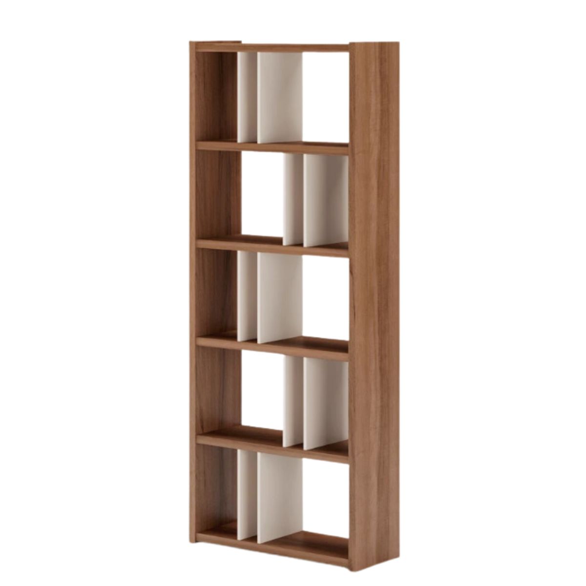 GENERICO - Estante Repisero Vladi - Marrón y Blanco