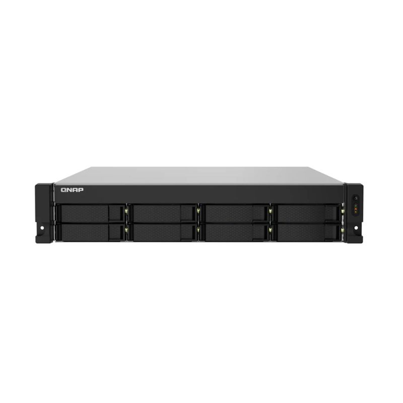 QNAP - SERVIDOR NAS QNAP DE 8 BAHIAS RACK 4-CORE 4GB PN TS-832PXU-RP-4G