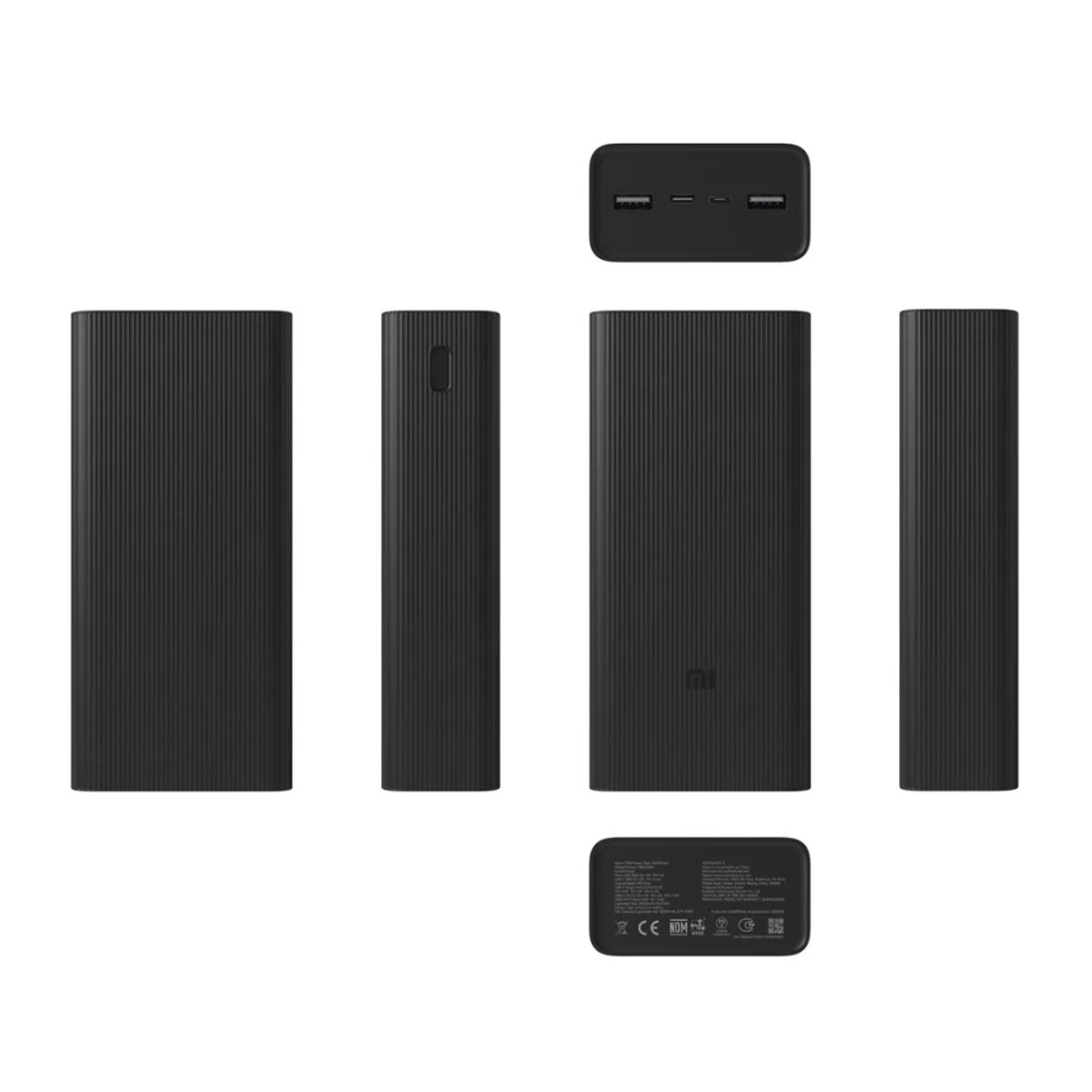 XIAOMI - Power Bank Xiaomi 18W de 30000 mAh con 4 puertos y carga rápida - WH
