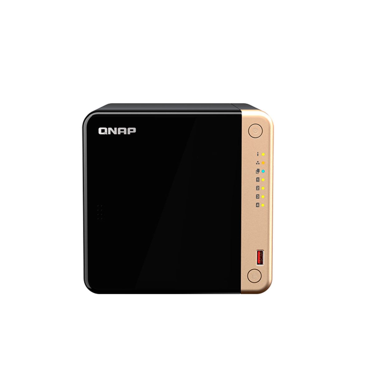 QNAP - SERVIDOR NAS QNAP DE 4 BAHIAS TIPO TORR 4-CORE 8GB PN TS-464-8G