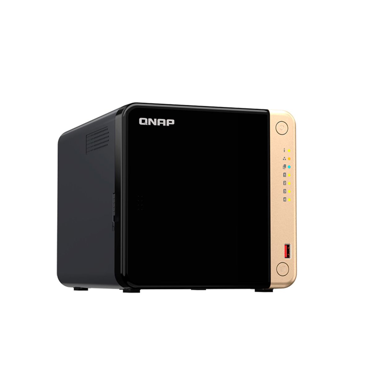 QNAP - SERVIDOR NAS QNAP DE 4 BAHIAS TIPO TORR 4-CORE 8GB PN TS-464-8G