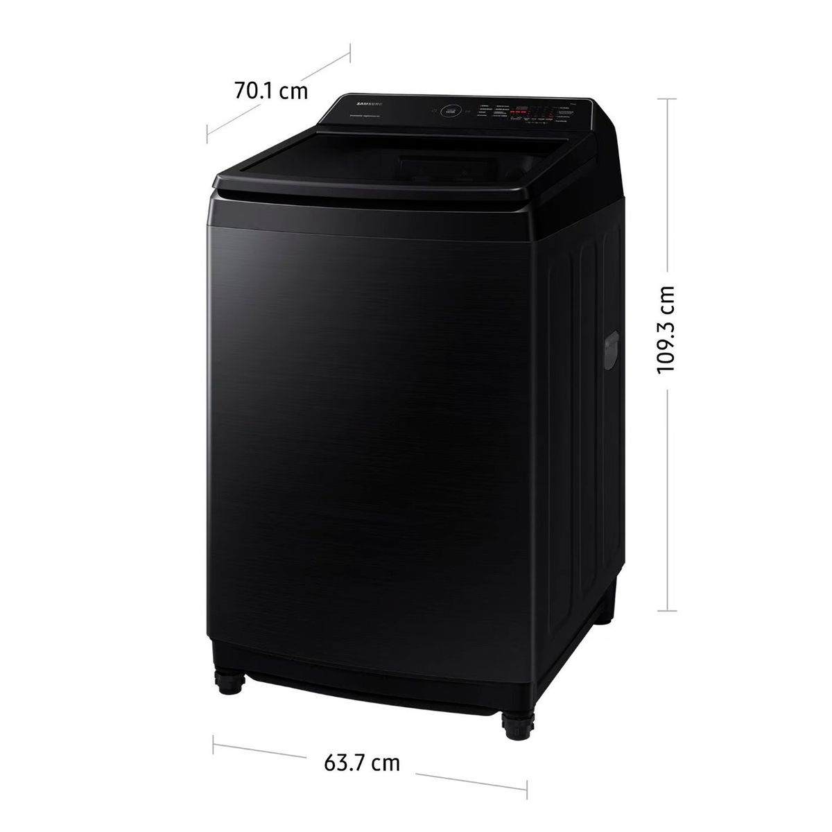 SAMSUNG - LAVADORA SAMSUNG 19 KG CARGA SUPERIOR ECOBUBBLE WA19CG6441BVPE NEGRO