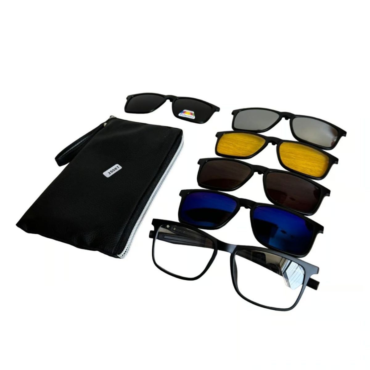 GENERICO - Lentes sport deportivos ciclismo polarizado 6 en 1