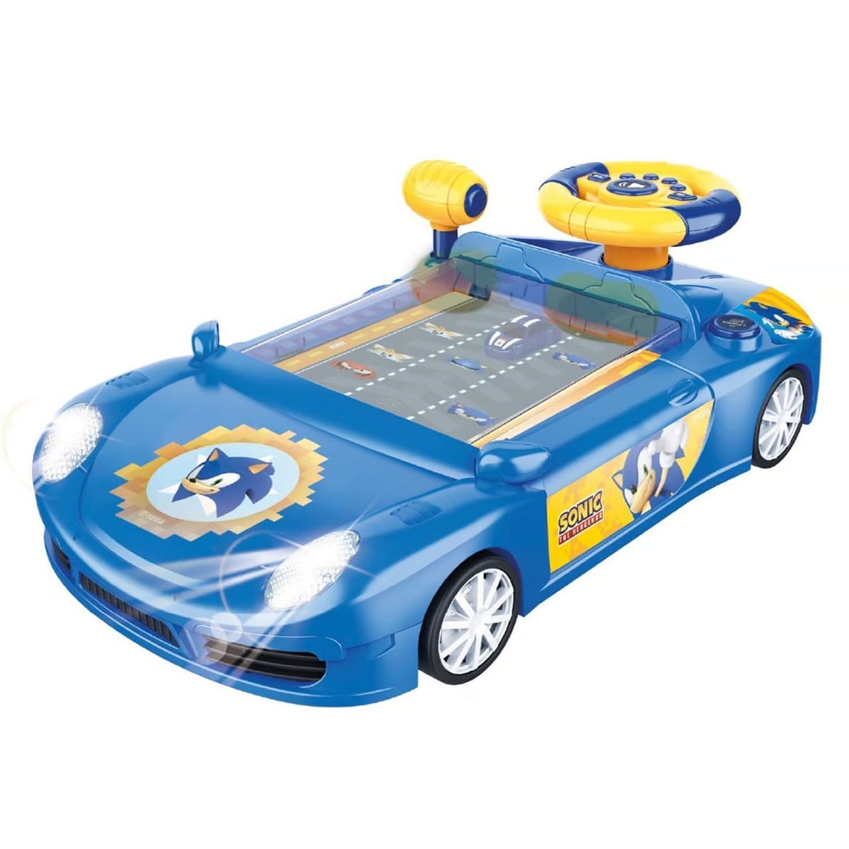 SONIC - Carro Auto de Carrera Consola SONIC con Luces y Sonido