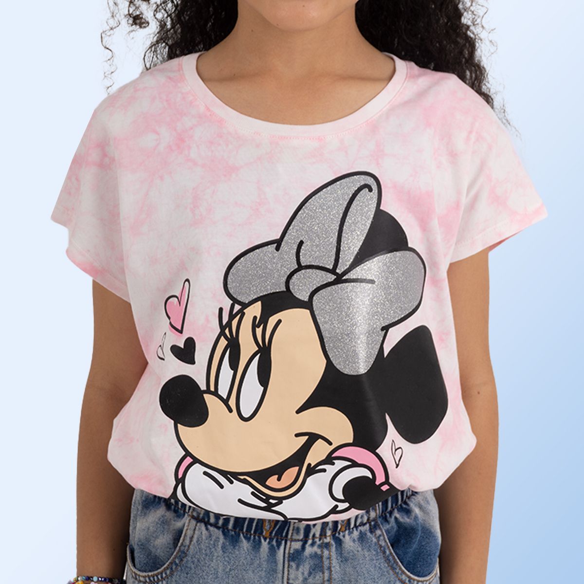 DISNEY - POLO MODA MC NIÑA MINNIE MOUSE ROSADO