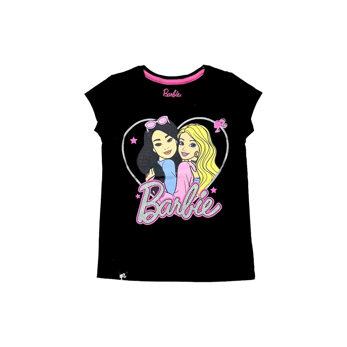 BARBIE - POLO BAS MC NIÑA BARBIE NEGRO