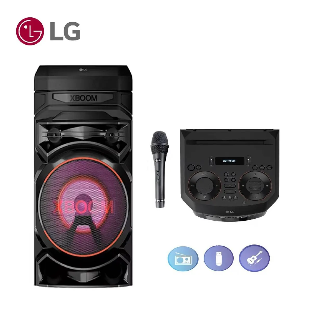 LG - Torre de sonido LG XBOOM con Bluetooth Karaoke RNC5
