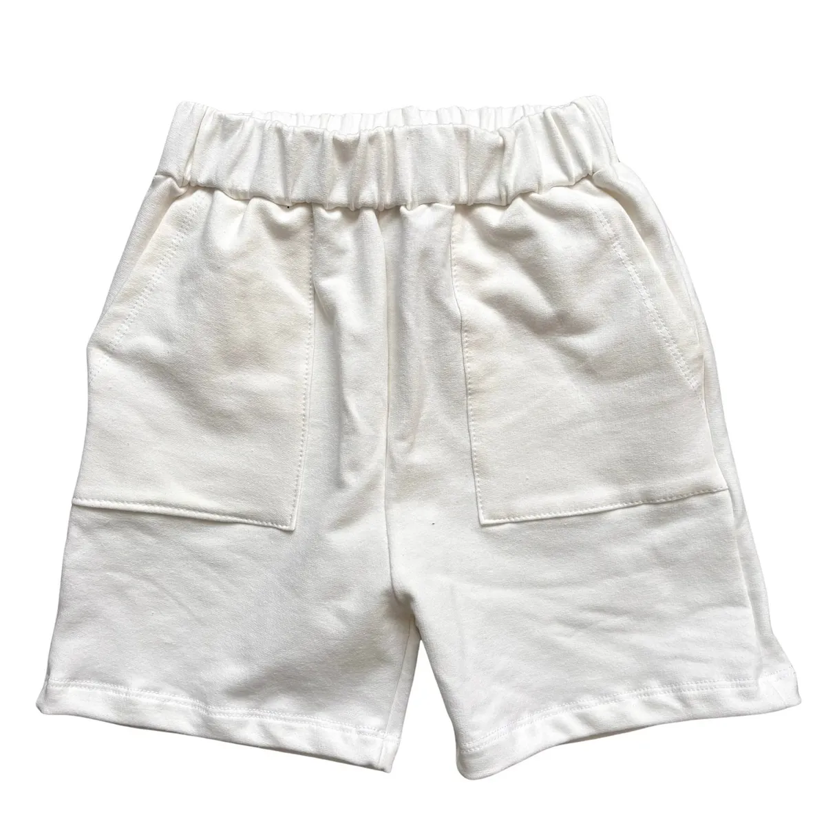 RED CARROT - Short french terry crema