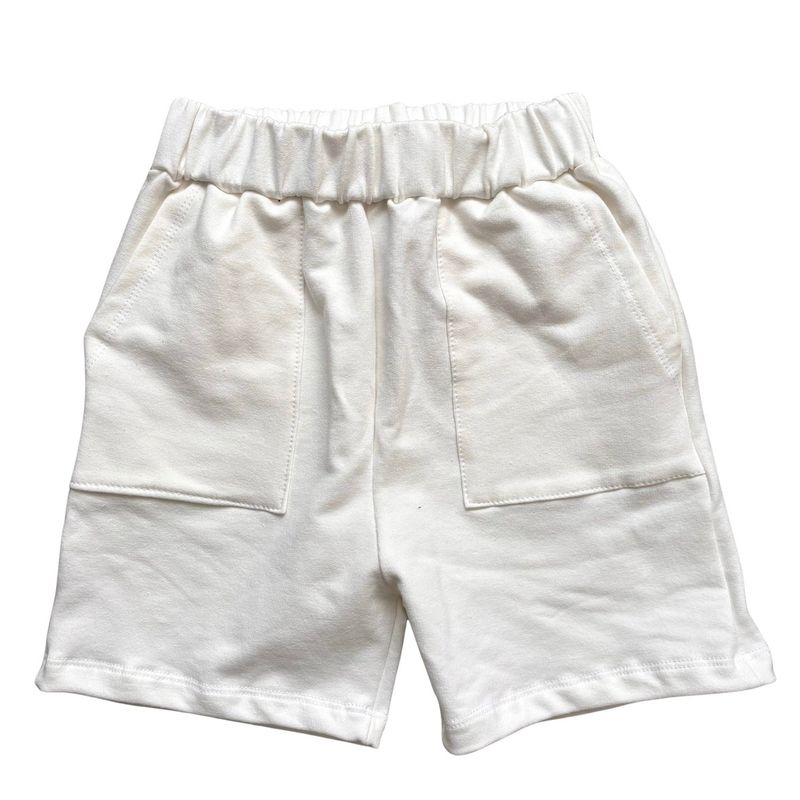 RED CARROT - Short french terry crema