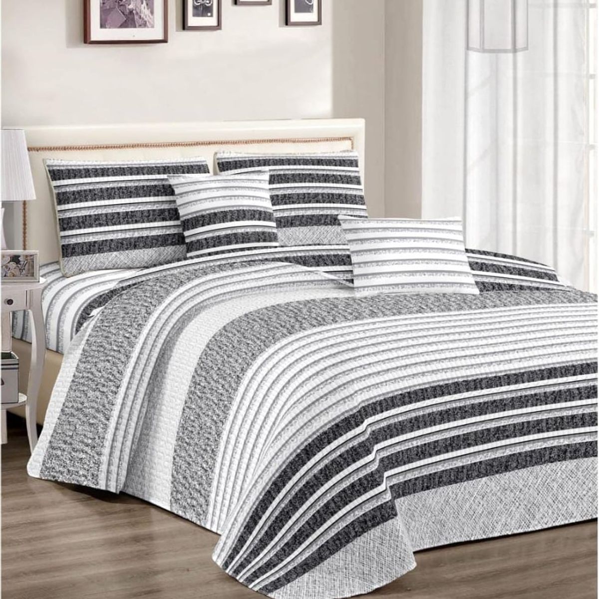 GENERICO - CUBRECAMA PALMERAS 1 PIEZA DE 2 PLAZAS