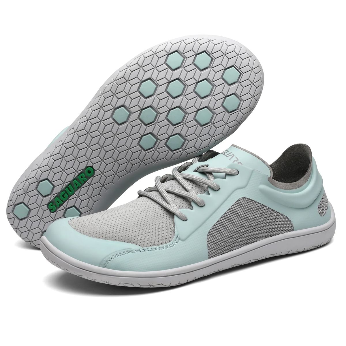 SAGUARO - Saguaro - Zapatilla Wish II Barefoot Casual - Verde Gris
