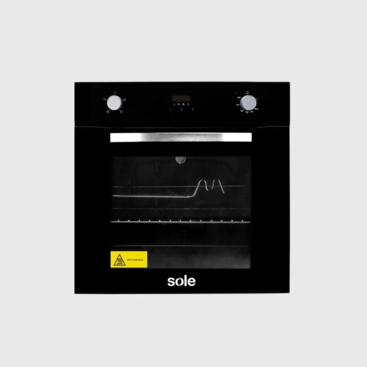 SOLE - SOLHO021V2 - Horno Empotrable A Gas GLP Convector Rosticero 60cm 70L Sole